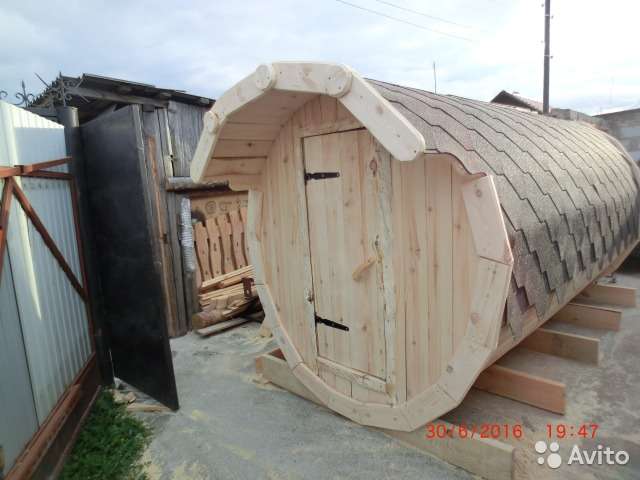 Бани в виде бочек не требуеться Фундамен... , фотография 2