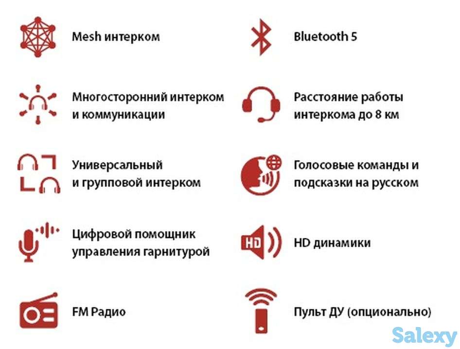 Мотогарнитура с премиальным звуком  SENA 50S DUAL, фотография 8