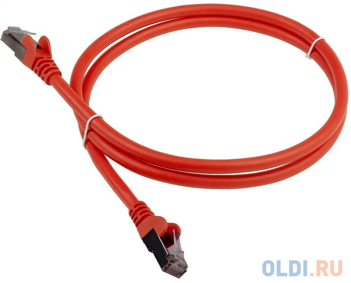 Патч-корд lanmaster lan-pc45/s6-0.5-or ftp вилка rj-45-вилка rj-45 кат.6 0.5м оранжевый lszh, фотография 1
