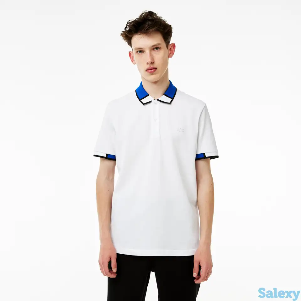 Мужское поло lacoste slim fit, фотография 1