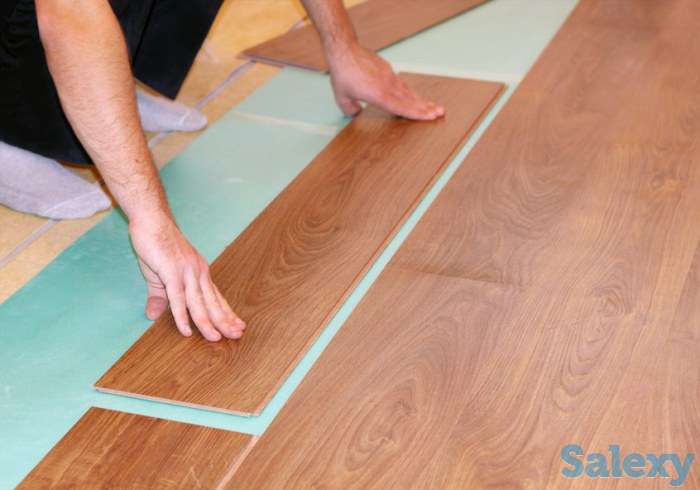 Ламинат- гипсокортон- ленолиум- декор понели- плинтус - порожки -гардины, фотография 2