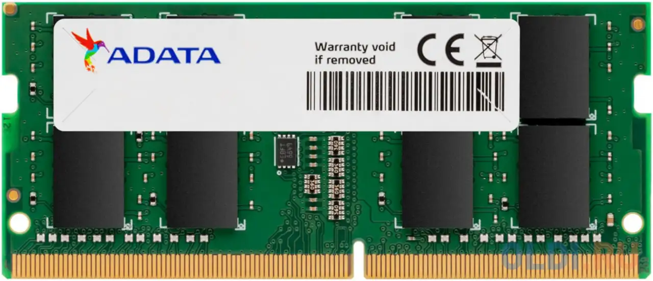 Оперативная память для ноутбука a-data ad4s320016g22-sgn so-dimm 16gb ddr4 3200 mhz, фотография 1