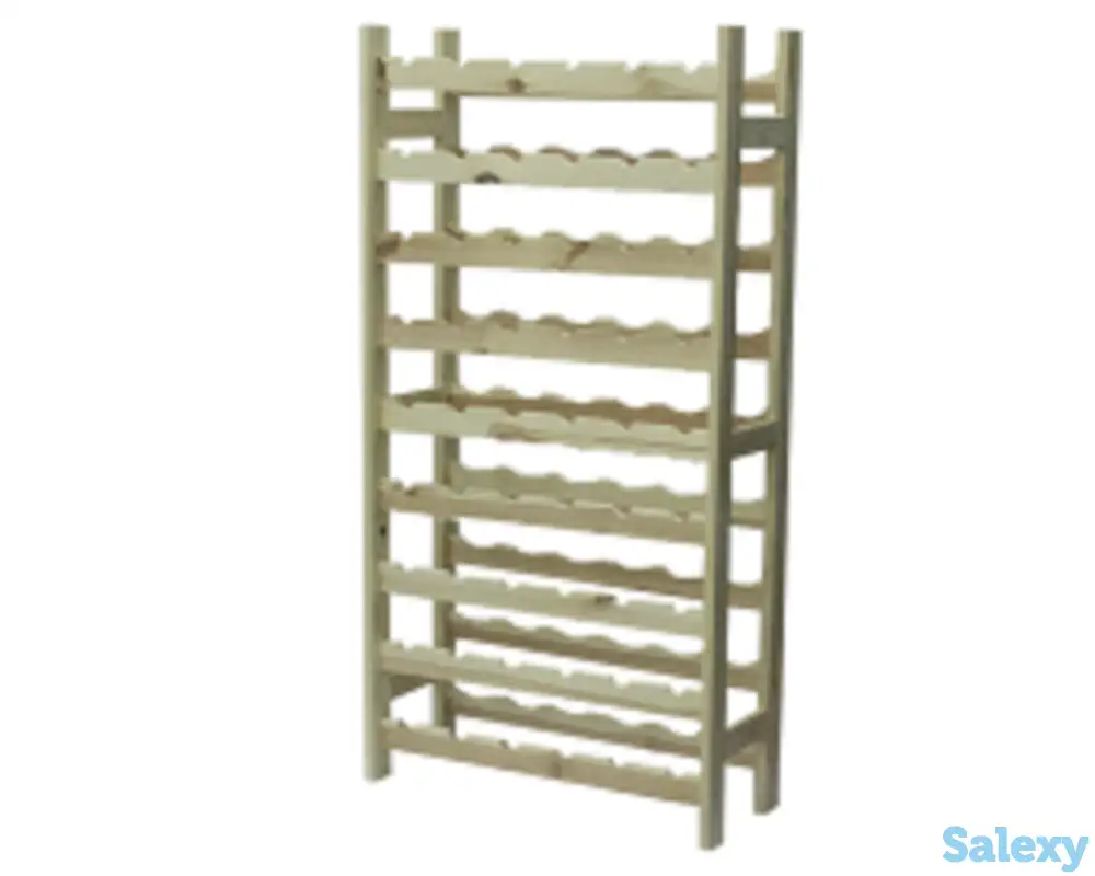 Стеллаж из натурального дерева, фотография 1