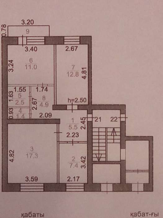 Продам трех комнатную квартиру в Михайловке, ул.Крылова 54, фотография 1