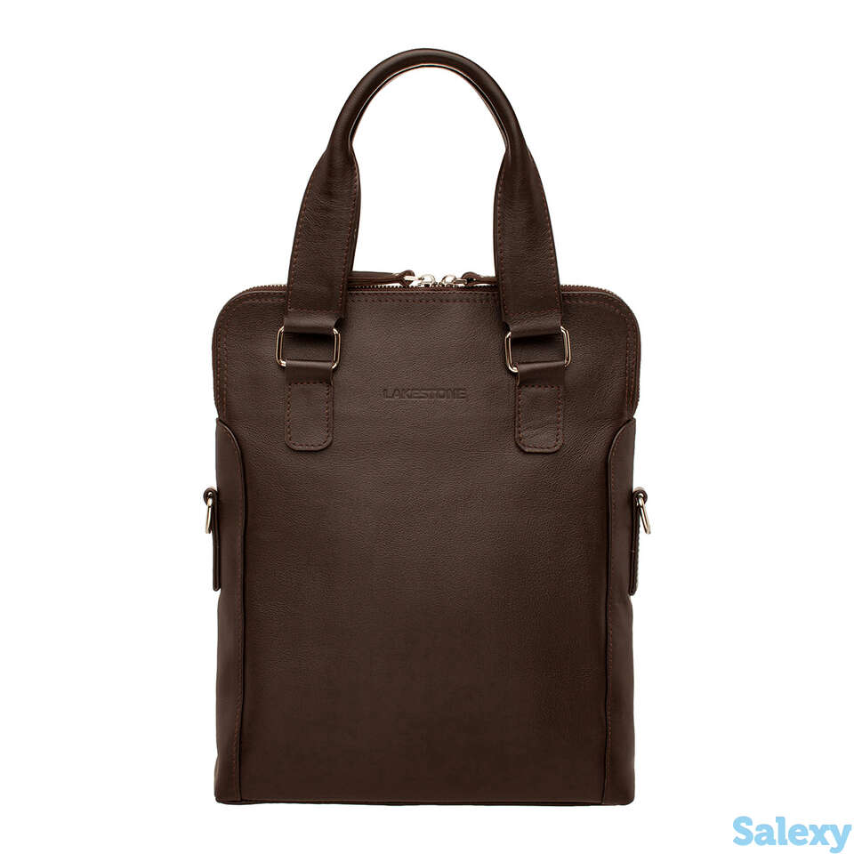 Деловая сумка вертикальная hollywell brown, фотография 2