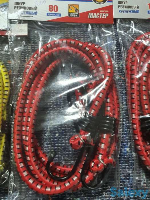 Шнур STAYER MASTER резиновый крепежный со стальными крюками 80 и 100см, фотография 2