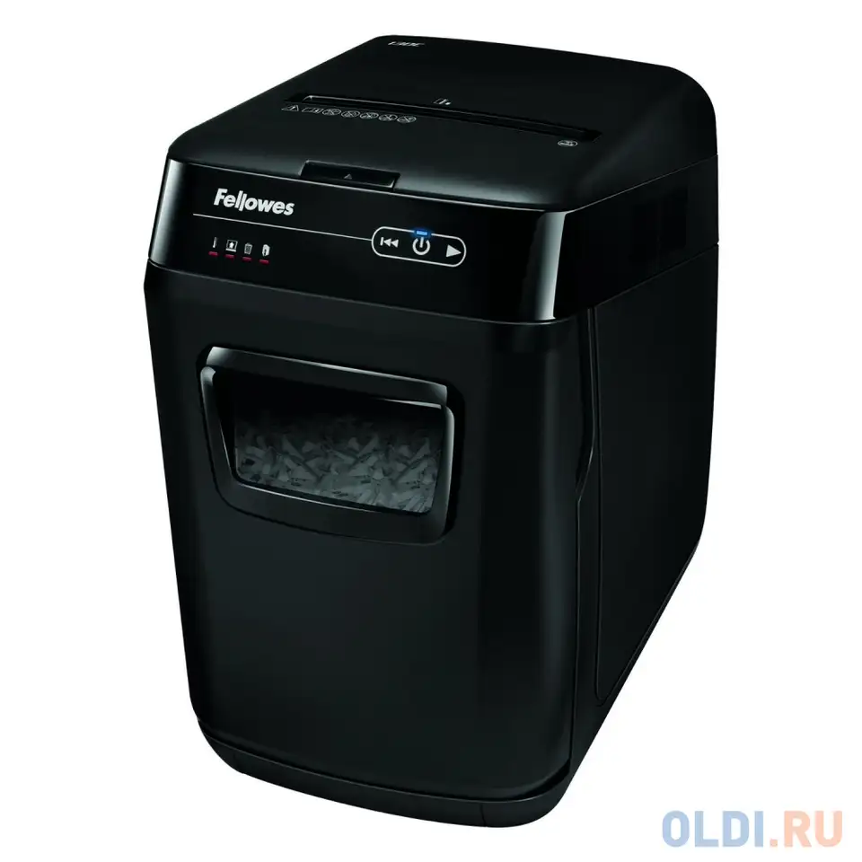 Шредер fellowes automax 200c, автоподача, din p-4, 4х38мм, 200 лст. авто,, фотография 1