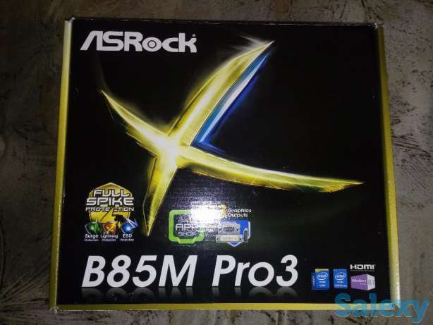Новый asrock b85m pro3 1150 сокет, фотография 1