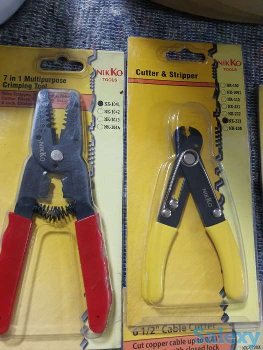 Кусачки и стриппер для зачистки кабеля проводов Тайвань, фотография 6