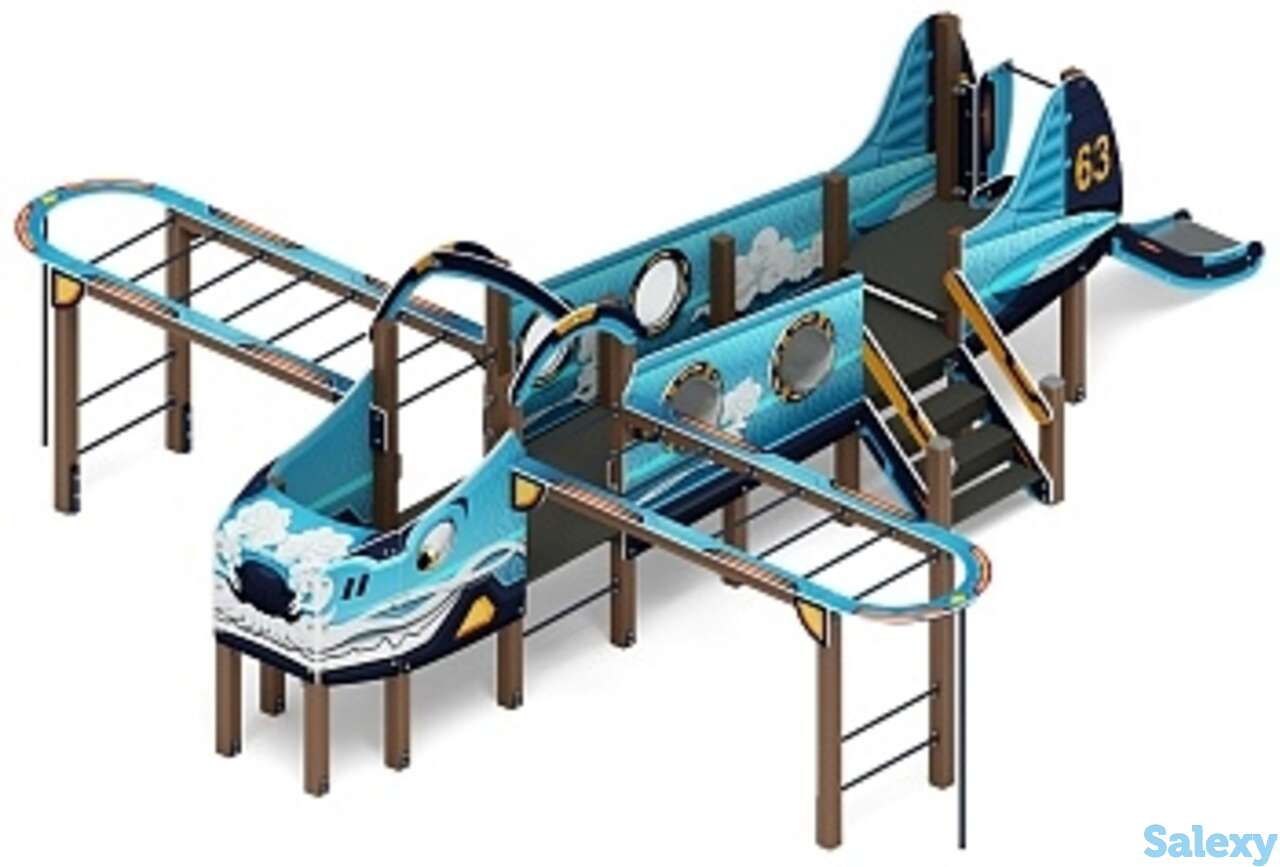 Аэроплан - дик 1.03.4.01-01.c (дракон) - игровой комплекс h=900, фотография 1