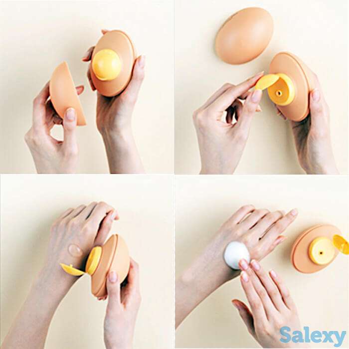 Очищающая пенка holika holika smooth egg skin cleansing foam, фотография 3