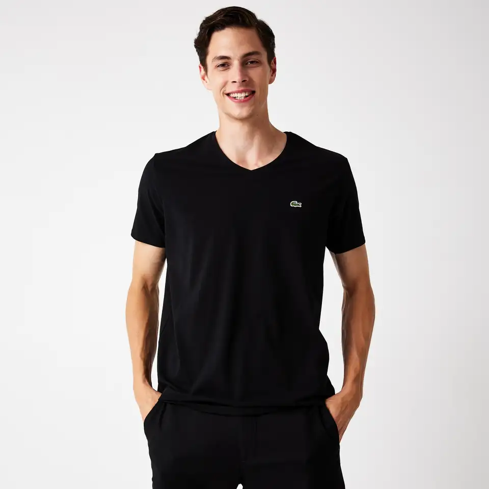 Мужская футболка lacoste slim fit, фотография 1