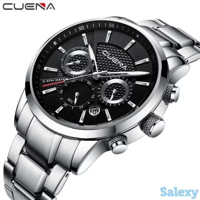 Кварцевые наручные часы Cuena, новые, в подарочной упаковке, фотография 1