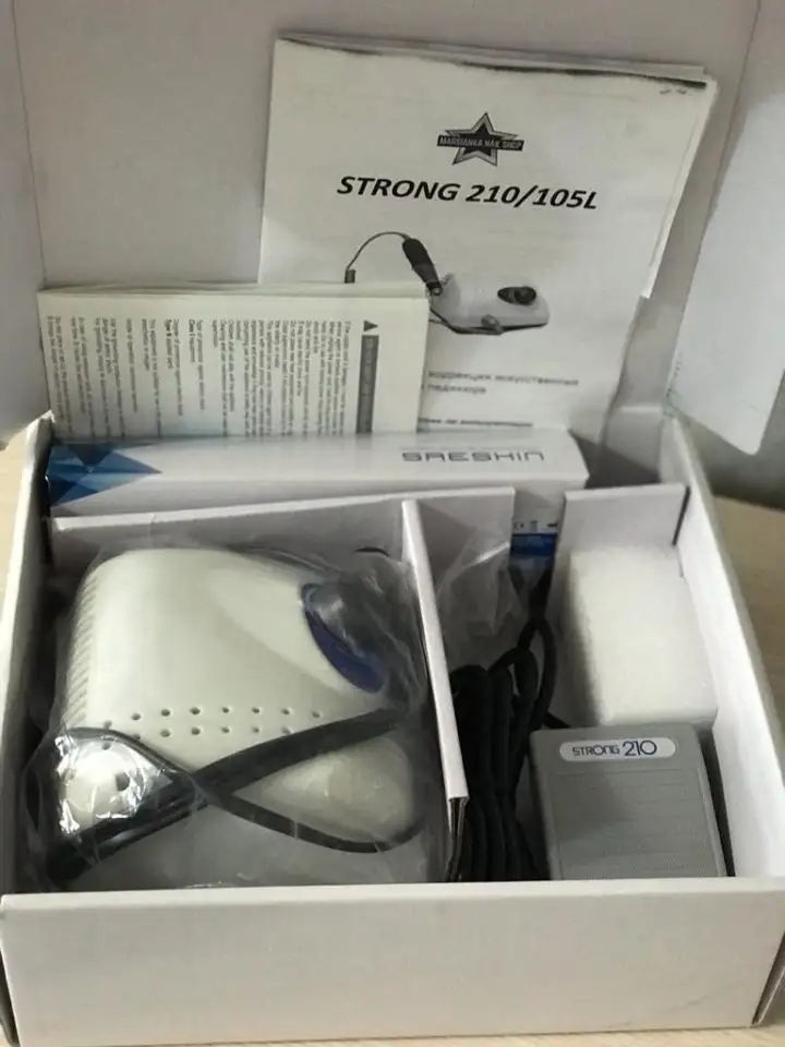 Продам машинку для аппаратного маникюра, педикюра strong 210, фотография 2