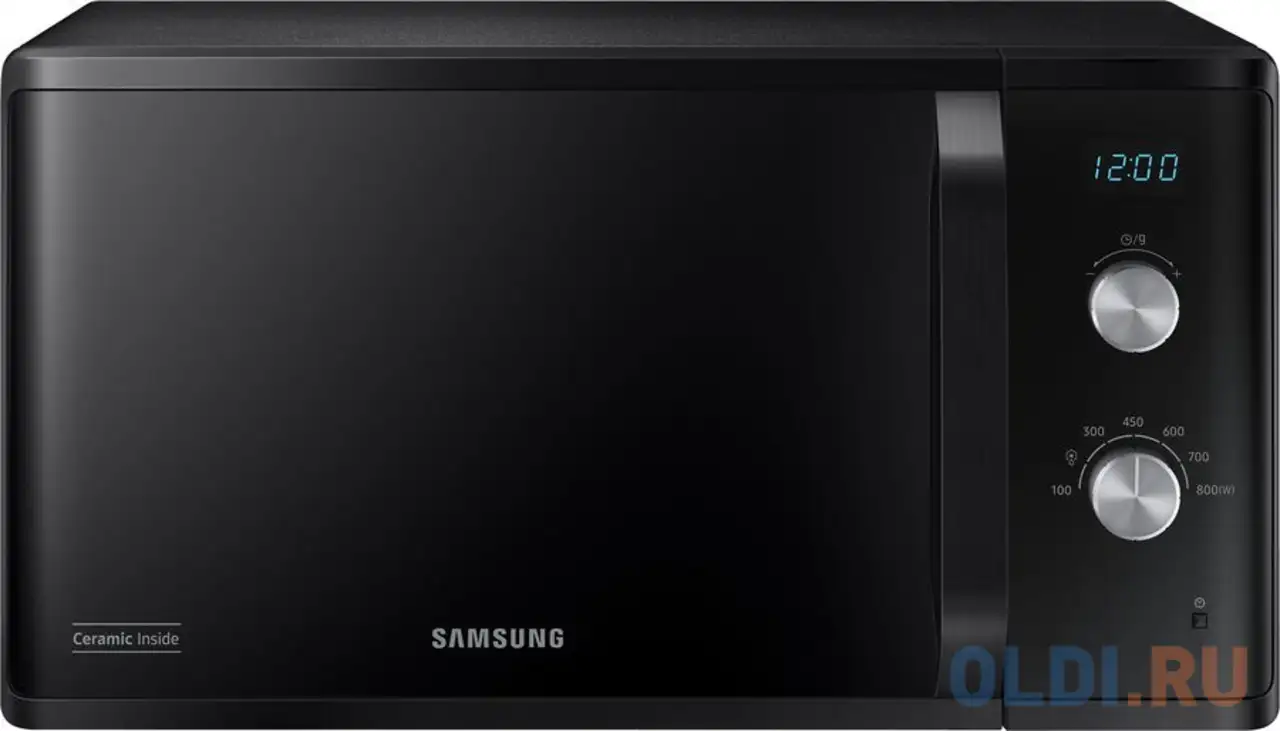 Микроволновая печь samsung ms23k3614ak/bw 800 вт чёрный, фотография 1