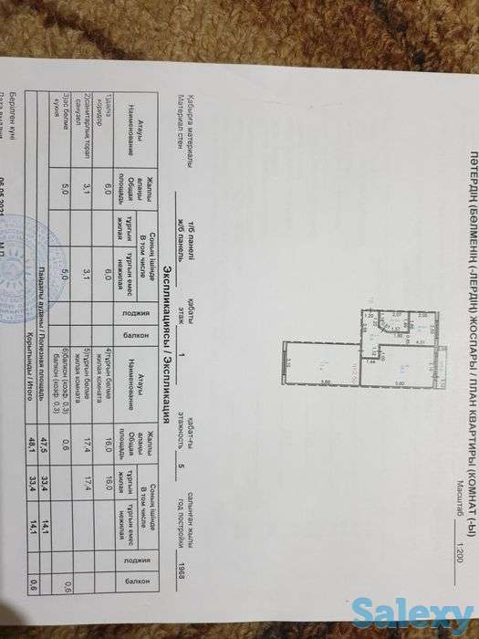 Продам 2х комнатную квартиру, Район телецентра, фотография 1