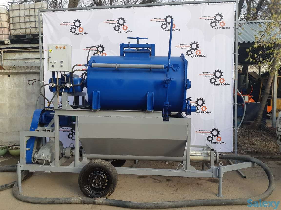 Оборудование для пенобетона с героторным насосом, фотография 1