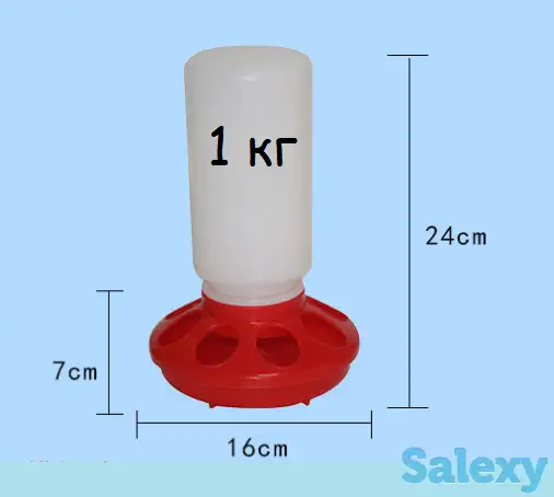 Кормушка для кур и цыплят 1 кг, фотография 1