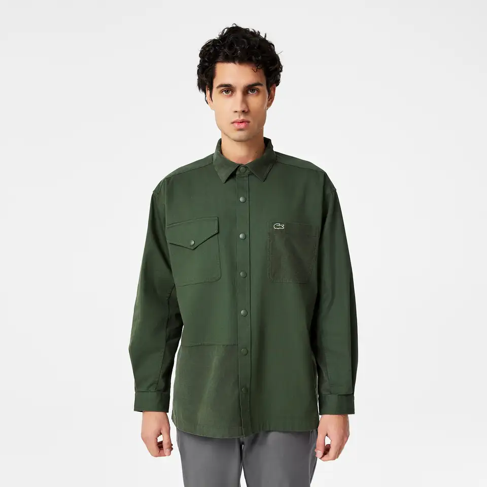 Мужская рубашка lacoste на кнопках, фотография 1