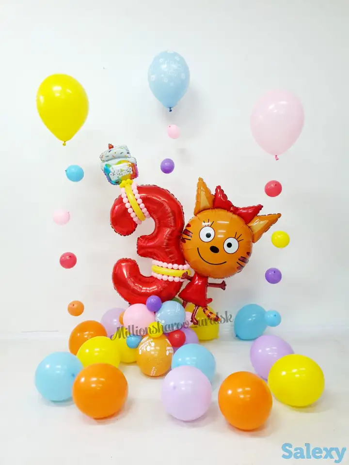 Гелиевые шары, фотозоны, оформление праздников, фотография 1