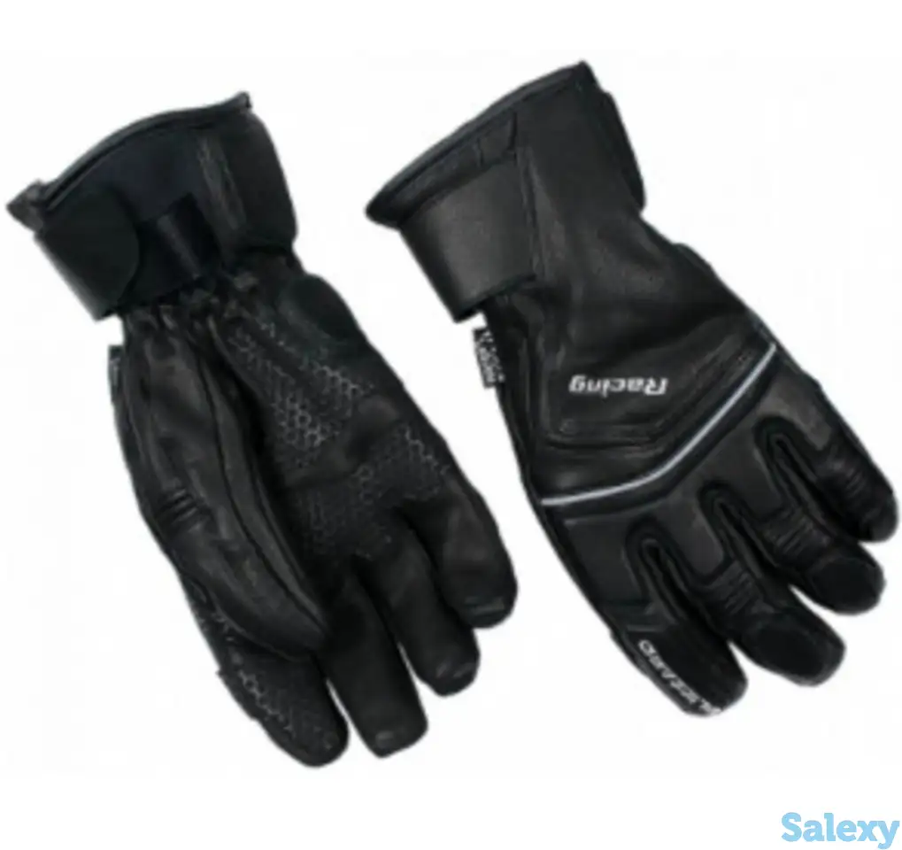 Перчатки blizzard racing ski gloves black/silver, фотография 1