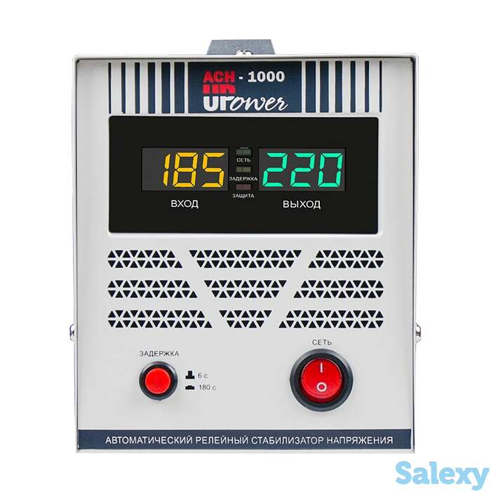 Однофазный стабилизатор напряжения upower асн 1000 ii поколение, фотография 1