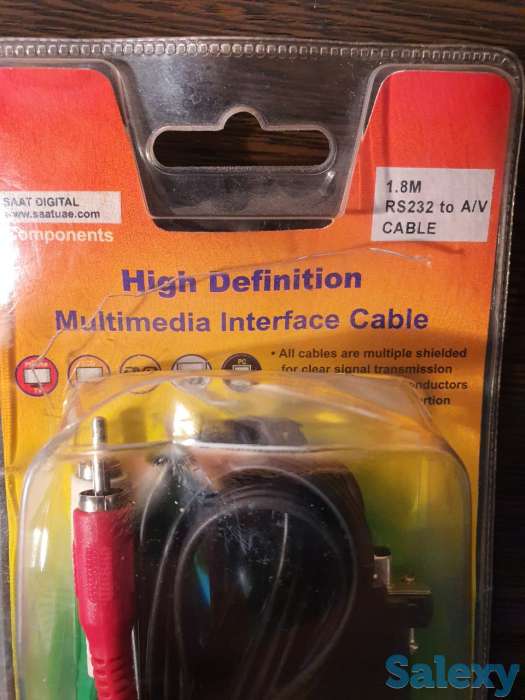 Кабель RS232 -A/V, шнур провод 1.8 метра, фотография 1