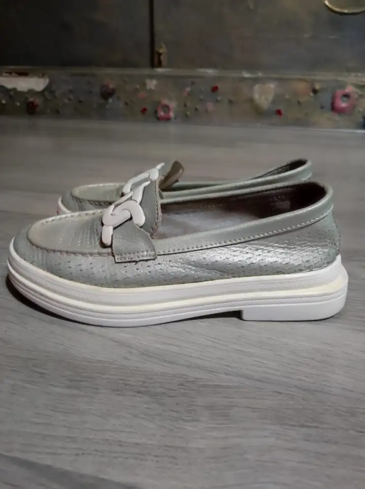 Продам кожаные летние лоферы, фотография 3