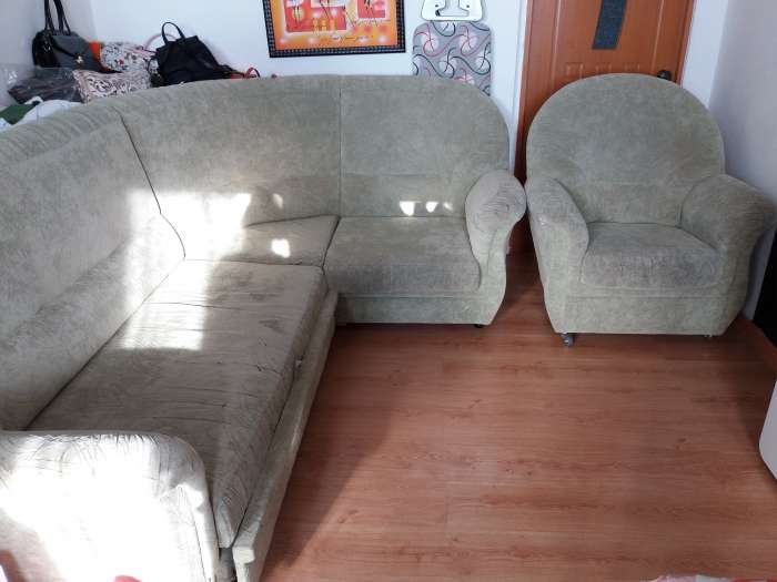 Угловой диван с креслом, фотография 3