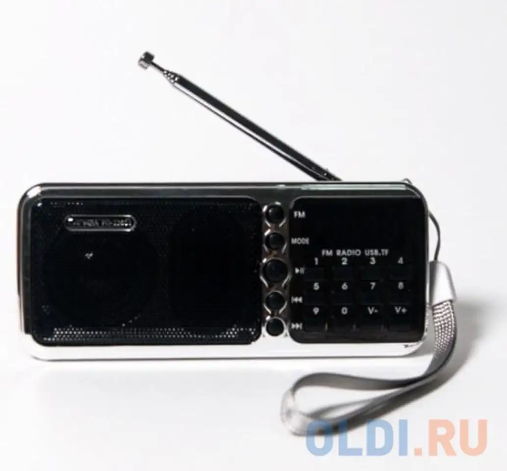 Радиоприемник портативный сигнал рп-226bt черный usb microsd, фотография 1