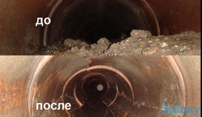 Прочистка канализации разной сложности, фотография 3