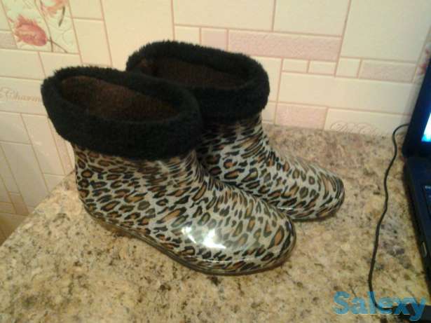 Сапоги резиновые с подкладом, фотография 1