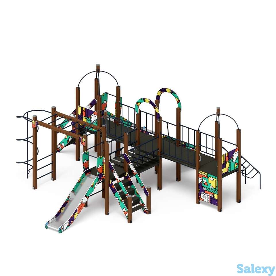 Детский игровой комплекс «навина (геометрия)» дик 2.09.07-02 h=1200, фотография 1