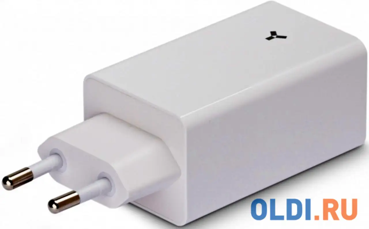 Сетевое зарядное устройство accesstyle crocus gan 3 а 2 х usb, фотография 1