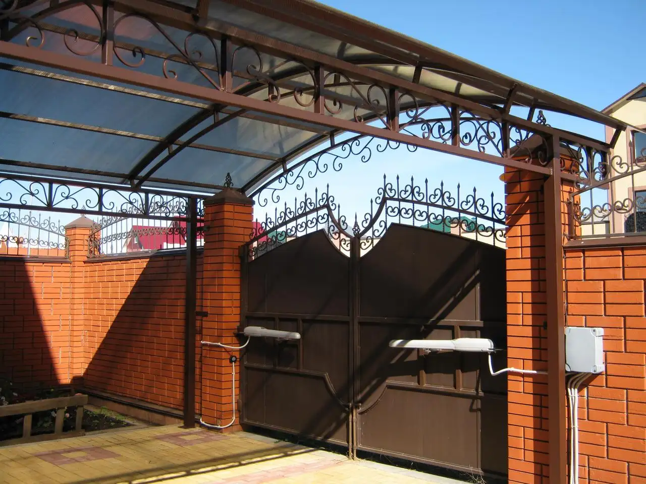 Изготовление кованых ворот, фотография 2