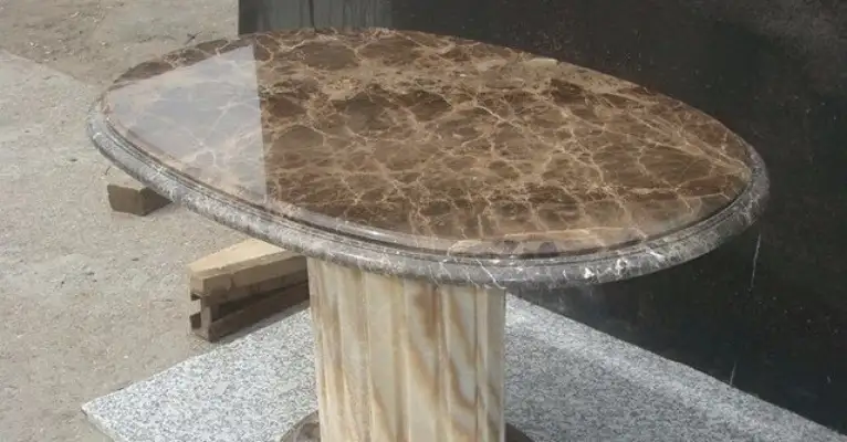 Мраморные столешницы. Изготовление столешниц из мрамора, гранита, травертина, оникса. Делаем замеры и монтаж, фотография 3