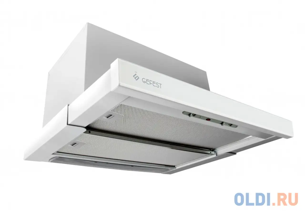 Вытяжка встраиваемая gefest во 4601 к12 белый, фотография 1