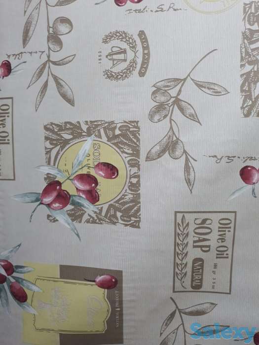 Клеенка для стола  Скатерть клеенка классическая с оливками, фотография 4