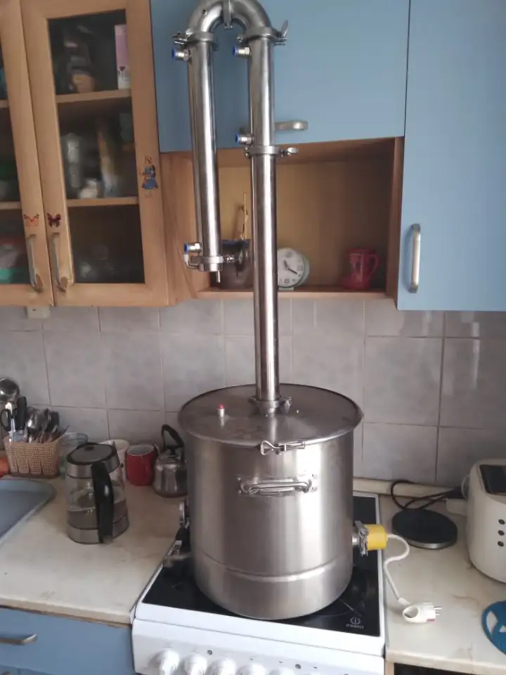 Дисциллятор люкс сталь, фотография 1