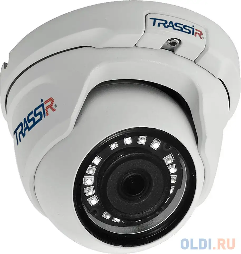Видеокамера ip trassir tr-d2s5 2.8-2.8мм цветная корп.:белый, фотография 1