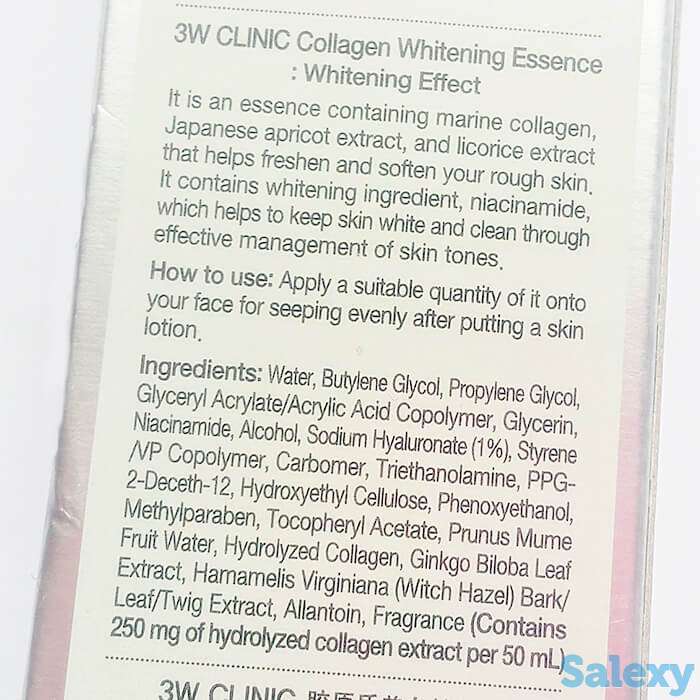 Эссенция для лица 3w clinic collagen whitening essence, фотография 3