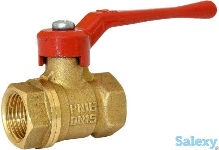 Кран шаровый латунный 11Б27П1, фотография 1