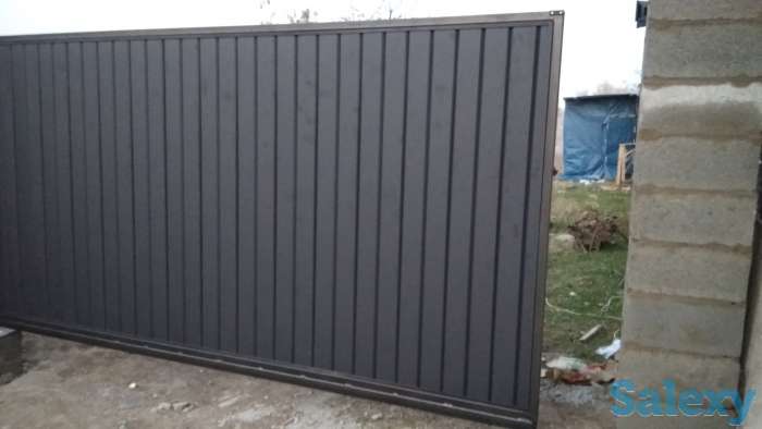 Откатные консольные ворота, автоматика, сварочные работы, любые металлоконструкции, фотография 3