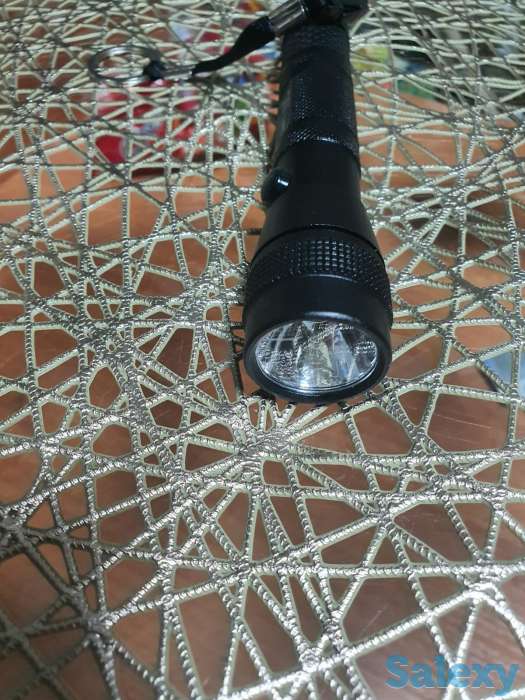 Фонарик железный металлический супер качество, фотография 4