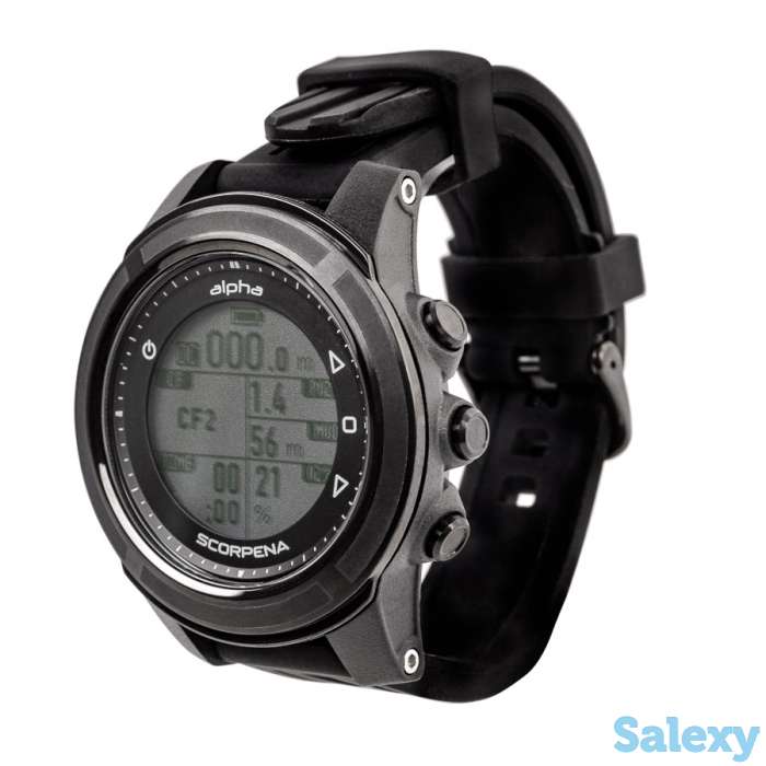 Компьютер- декомпрессиметр scorpena alpha черный, фотография 8