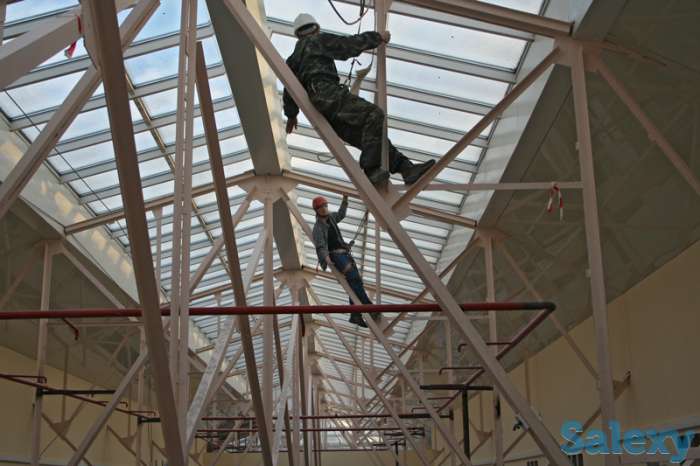 Промышленные Альпинисты . Высотные работы, фотография 1