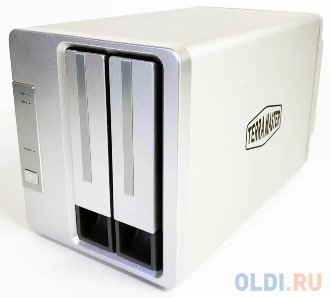 Terramaster d2-310 das tower raid0,1,jbod/up to 2 hdds sata(3,5' or 2,5')/1xusb3.1, фотография 1