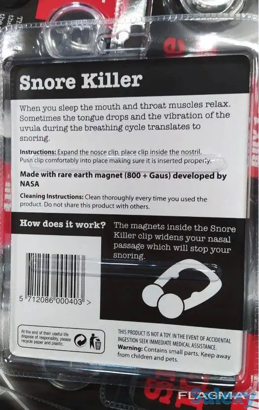 Зажим для носа против храпа, сток, опт из Германии, фотография 2