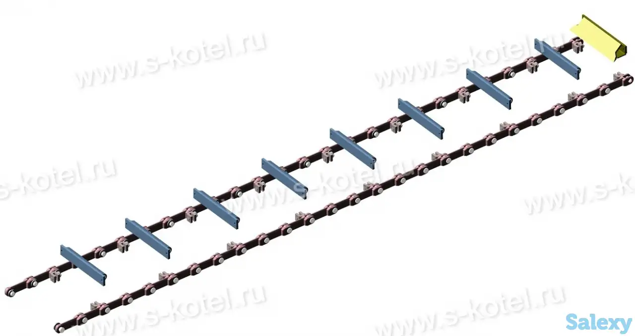 Полотно скребковое питателя сырого угля ПС, ПСУ черт. 3.179.80-0-СБ, фотография 2