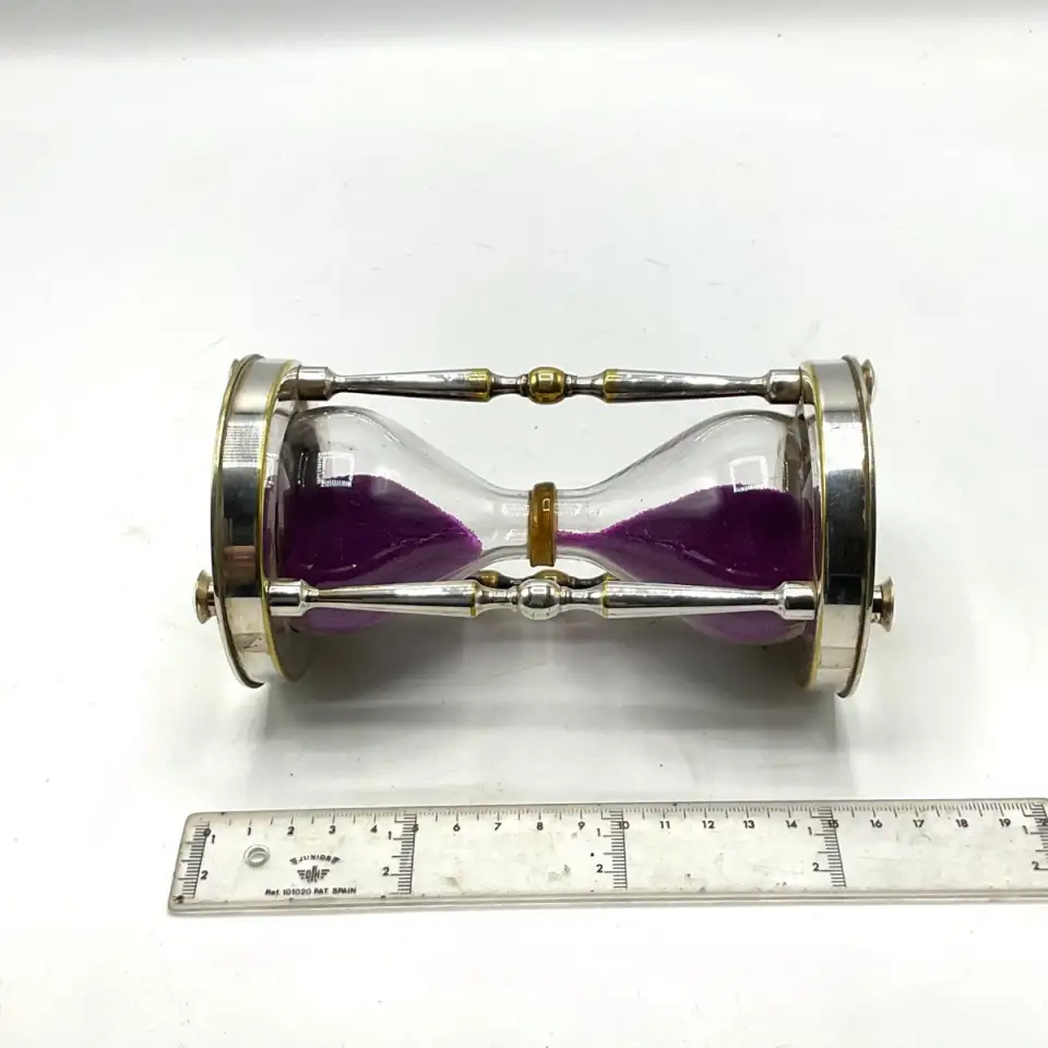 Винтажные песочные часы Christofle France coll. Gallia, фотография 6